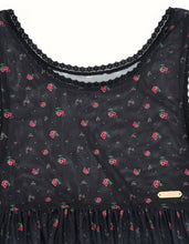 画像をギャラリービューアに読み込む, original floral tulle dress / BLACK