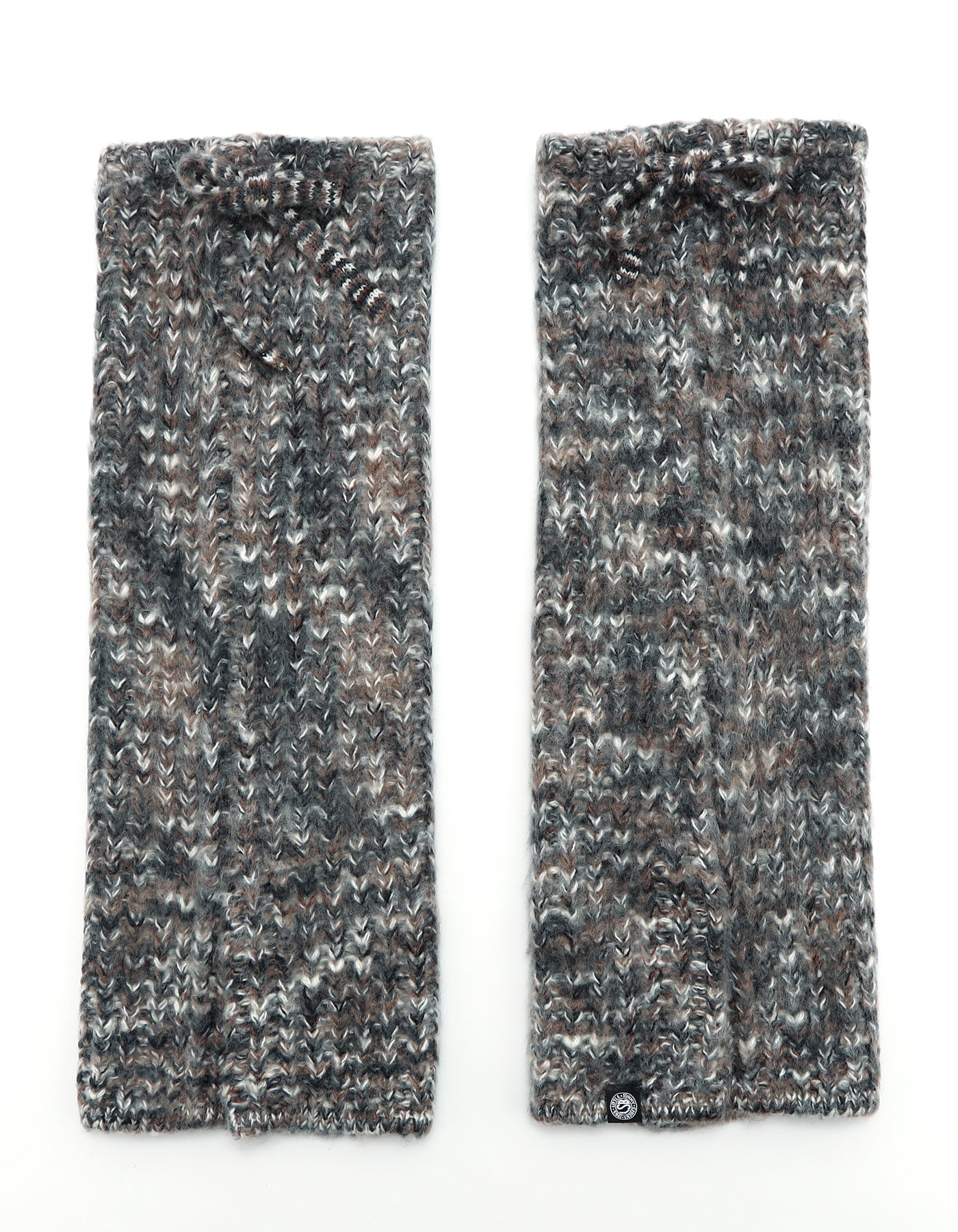 gradation knit leg warmer / BLACK