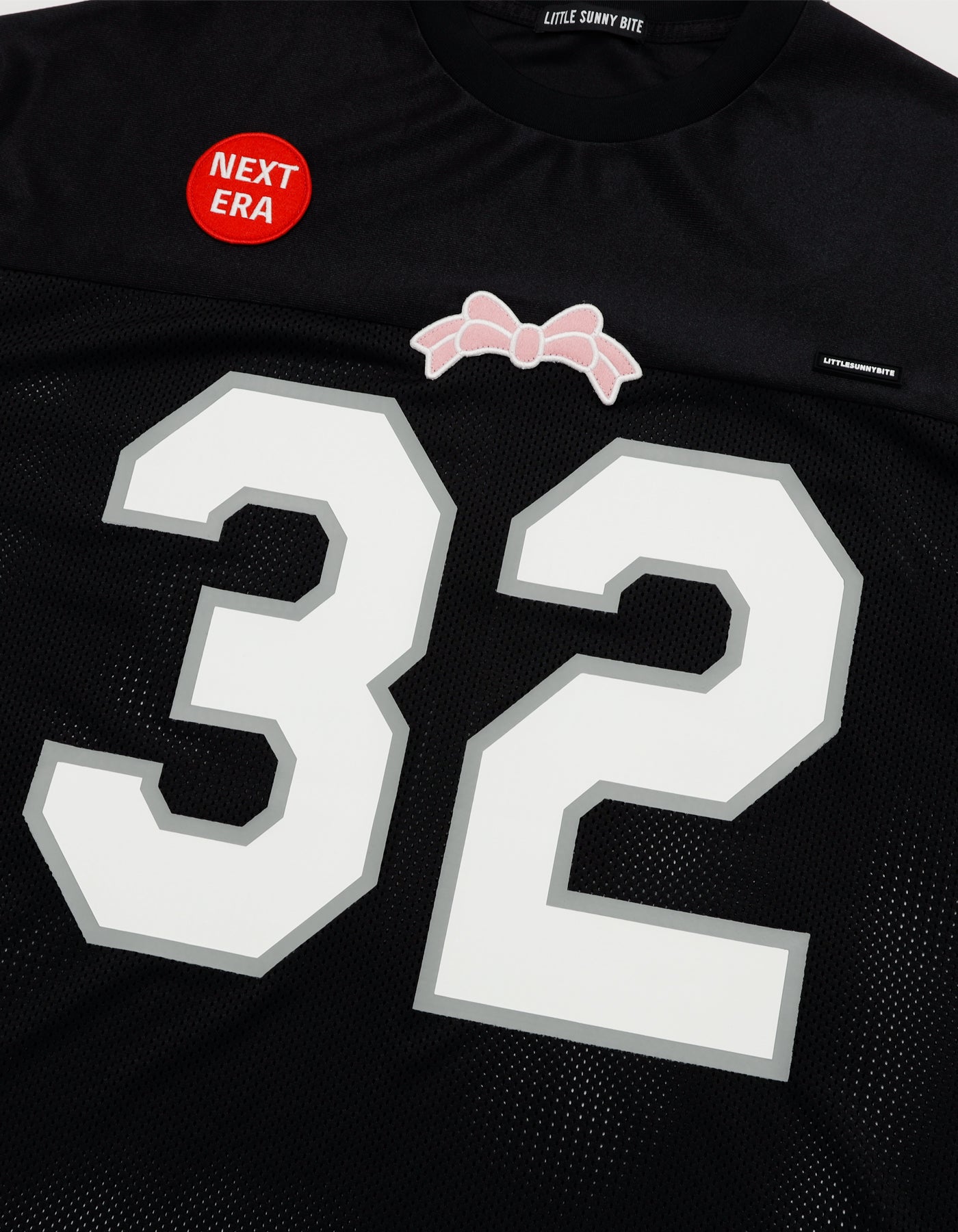 little sunny bite (リトルサニーバイト)sporty mesh big tee / BLACK