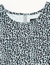 画像をギャラリービューアに読み込む, leopard mini dress / BLUE