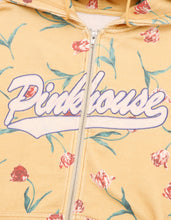 画像をギャラリービューアに読み込む, little sunny bite と pink house tulip print logo hoodie / YELLOW