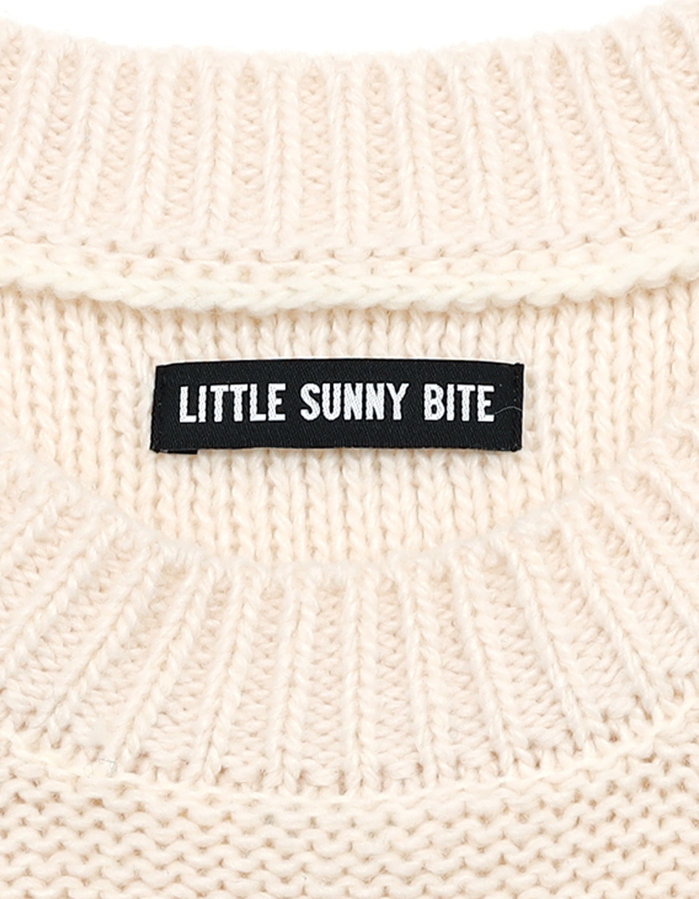 HELLO KITTY x little sunny bite knit top / WHITE