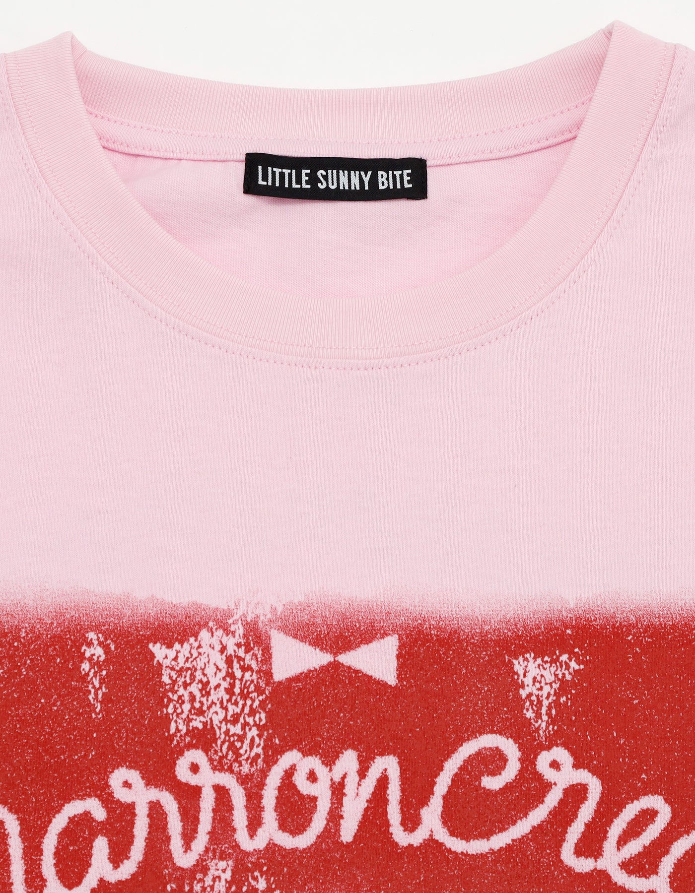 MARRONCREAM x little sunny bite big tee / PINK