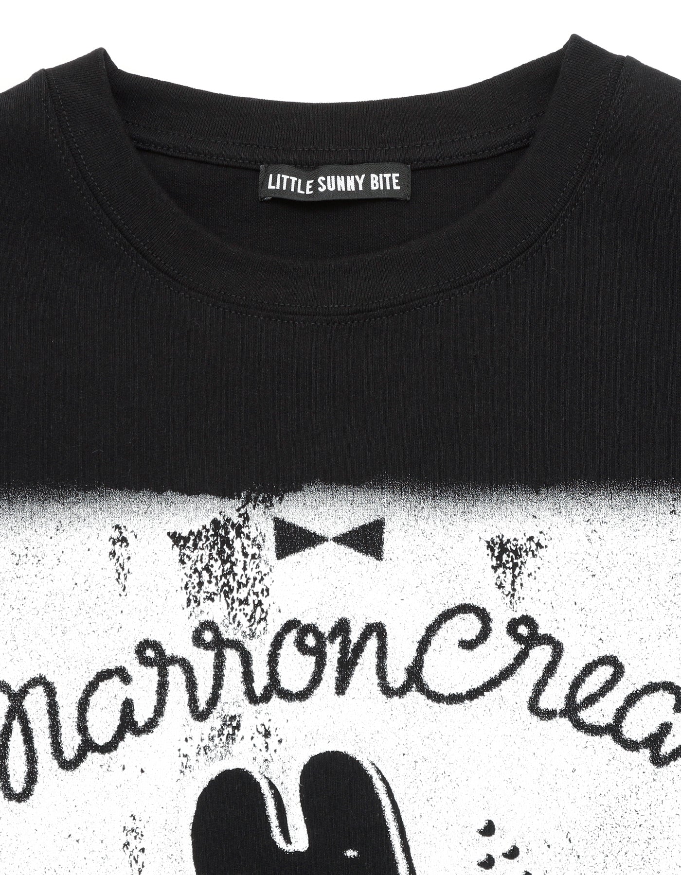 MARRONCREAM x little sunny bite big tee / BLACK
