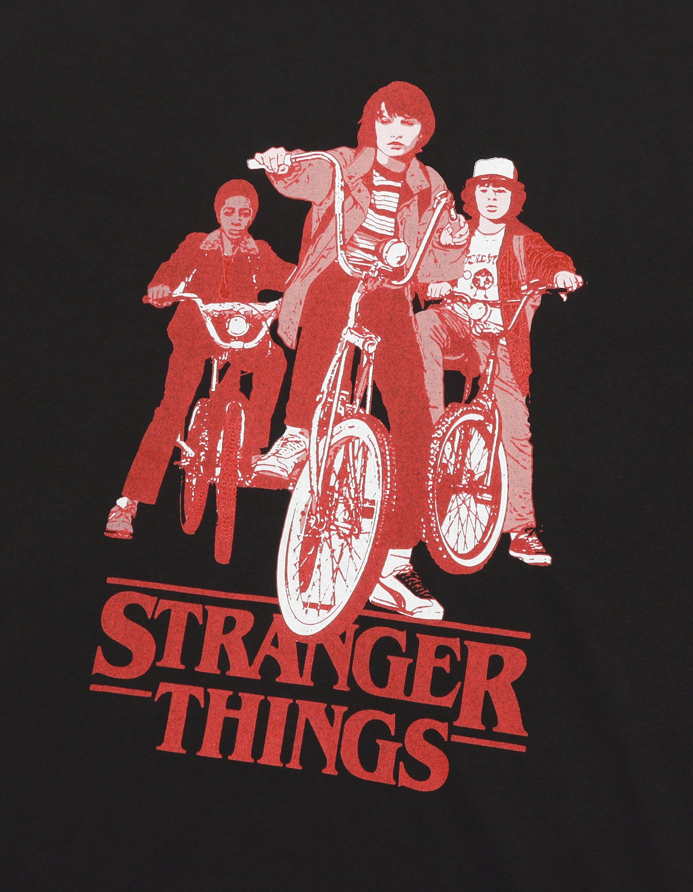 【PRE-ORDER】stranger things x little sunny bite graphic big tee / BLACK