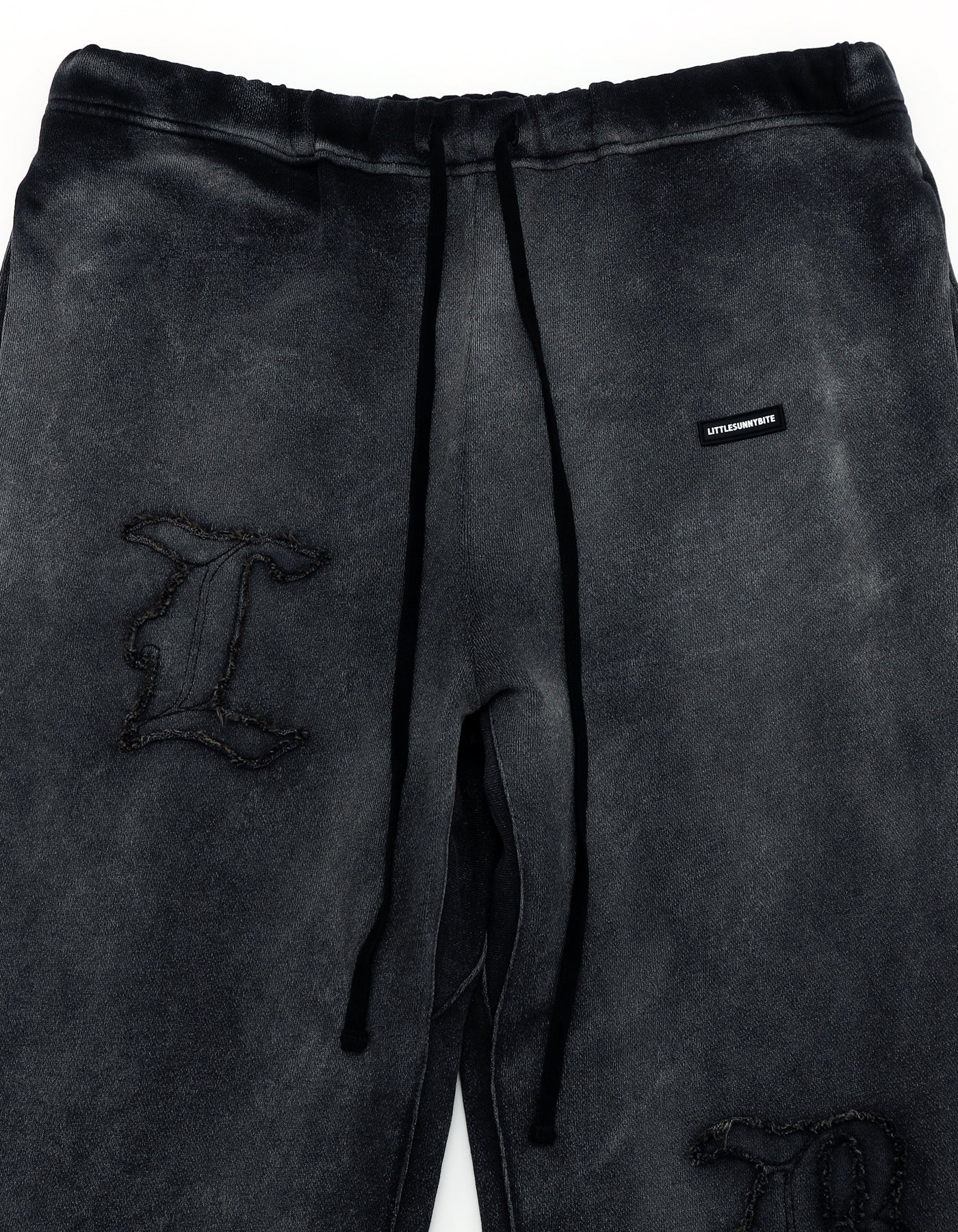 gradation sweat pants / BLACK