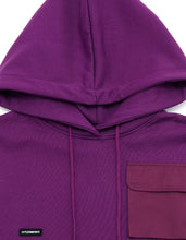 画像をギャラリービューアに読み込む, pocket hoodie / PURPLE