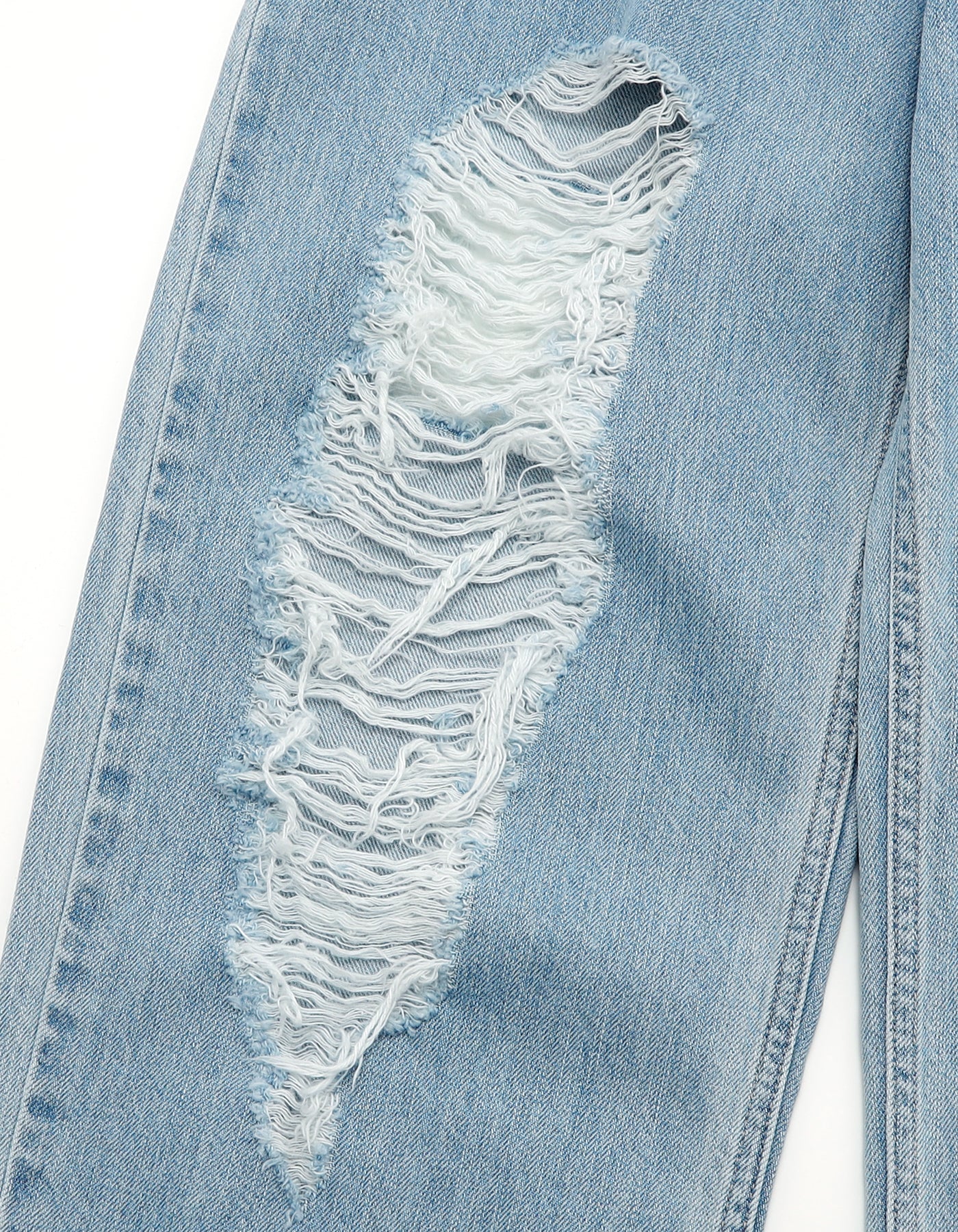 little sunny bite ダメージデニム little sunny bite (リトルサニーバイト)DAMAGE DENIM PANTS / BLUE