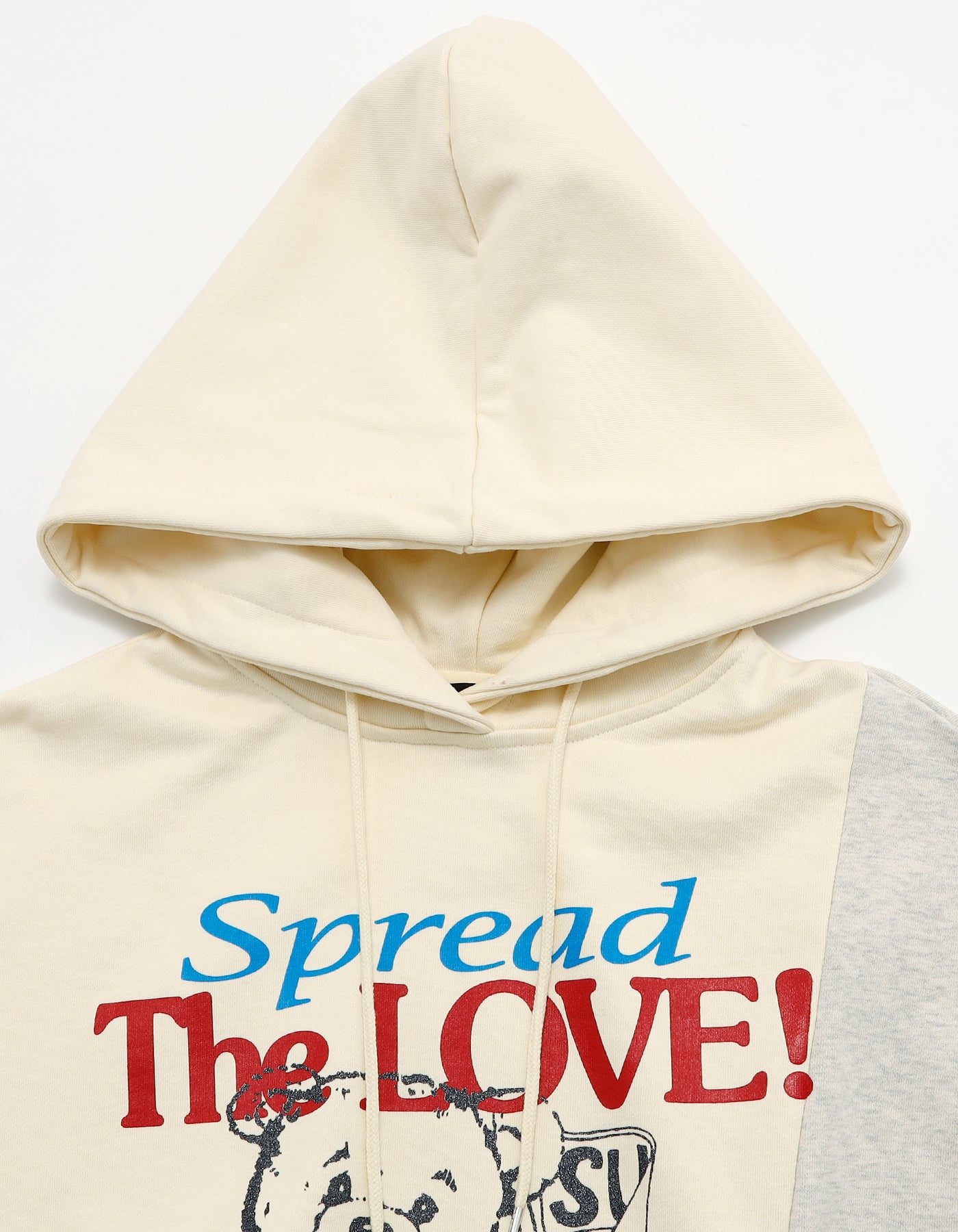 love bear hoodie / WHITE