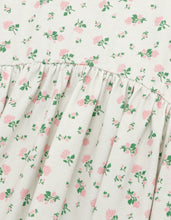 画像をギャラリービューアに読み込む, floral bomber mini dress tee / WHITE