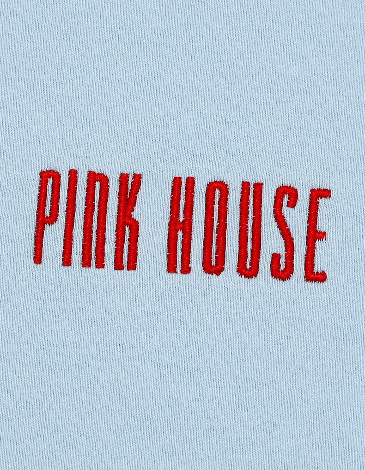 little sunny bite と pink house frill collar long tee / SAX