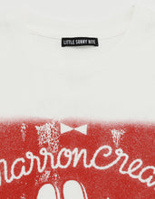 画像をギャラリービューアに読み込む, MARRONCREAM x little sunny bite big tee / WHITE