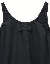 画像をギャラリービューアに読み込む, nylon mini dress / BLACK