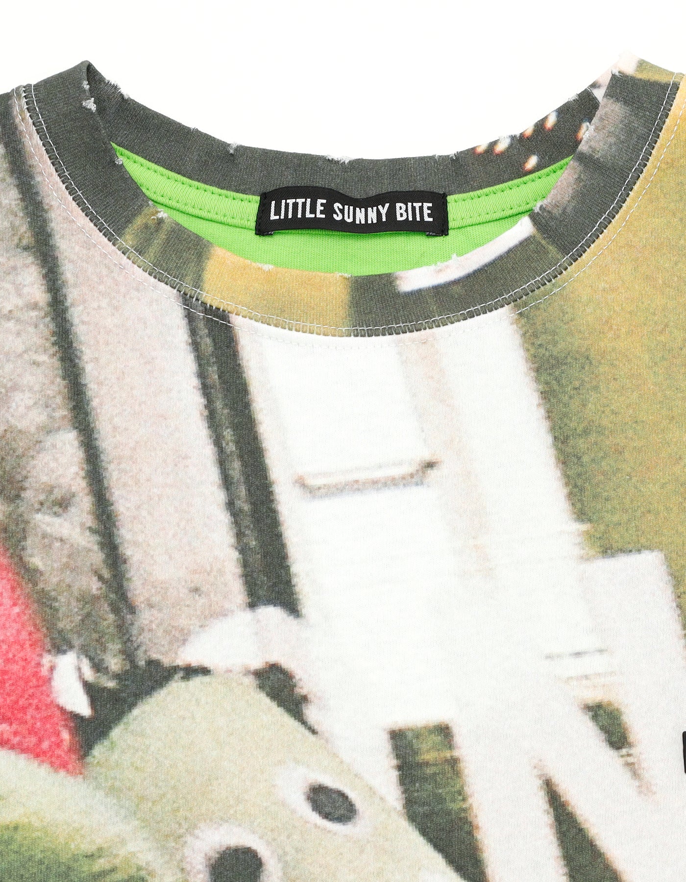 little sunny bite (リトルサニーバイト)photo long tee / GREEN