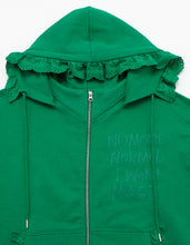 画像をギャラリービューアに読み込む, lacy logo hoodie / GREEN