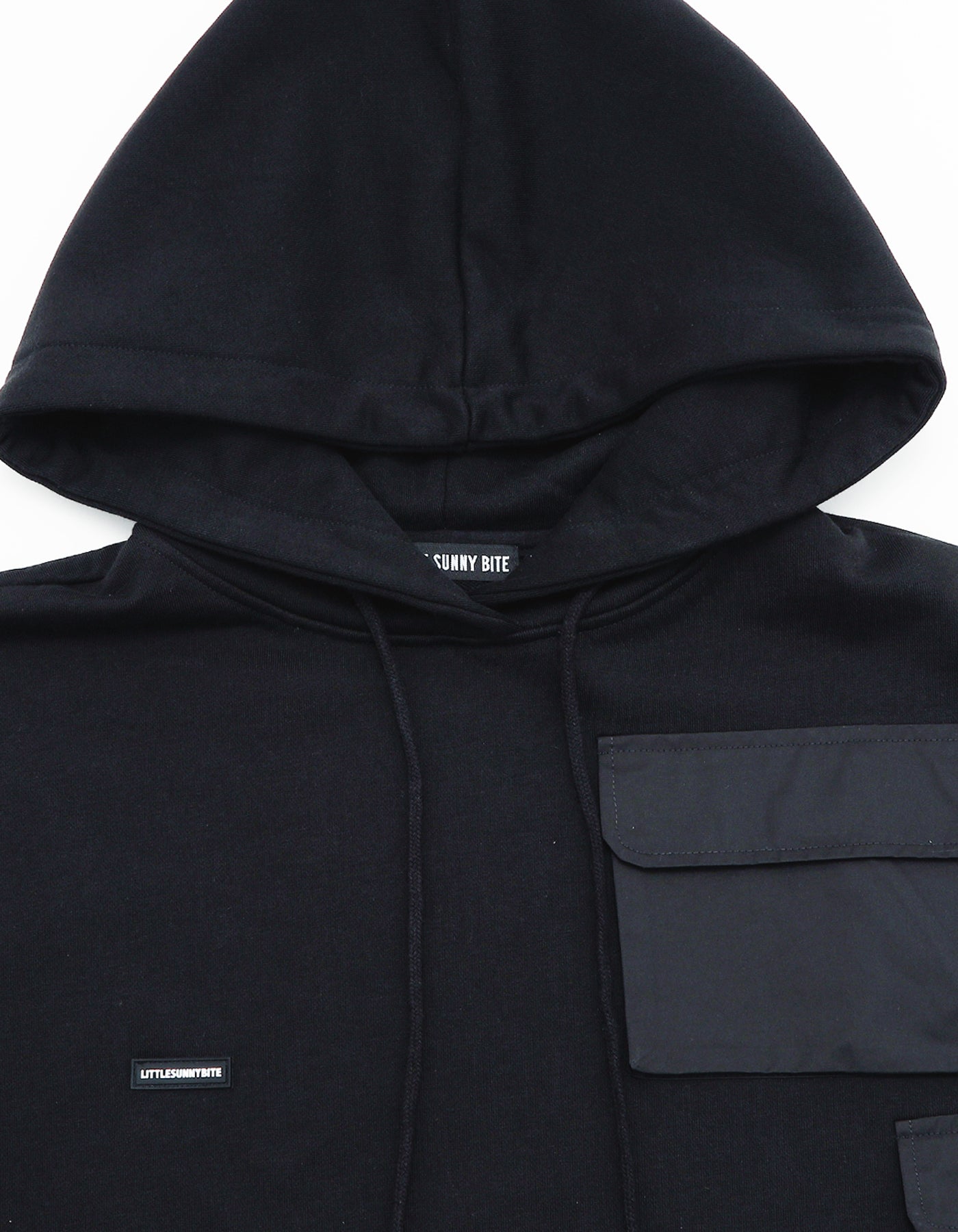 pocket hoodie / BLACK