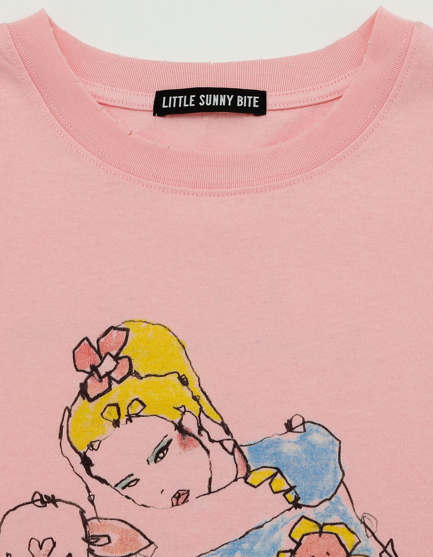 little sunny bite x natalie krim a girl long tee / PINK