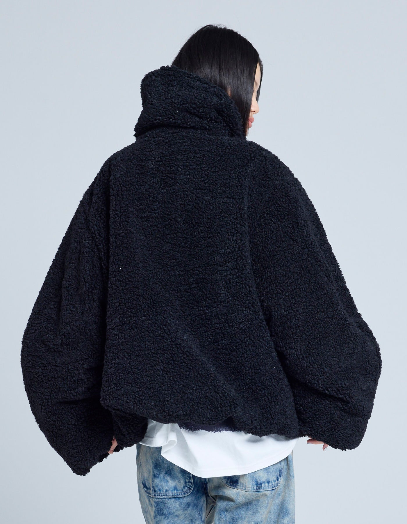 ねこのきもち【未使用】HAUNT SHORT BLOUSON ブラック 別注SHORT SHORT MODS | ATON