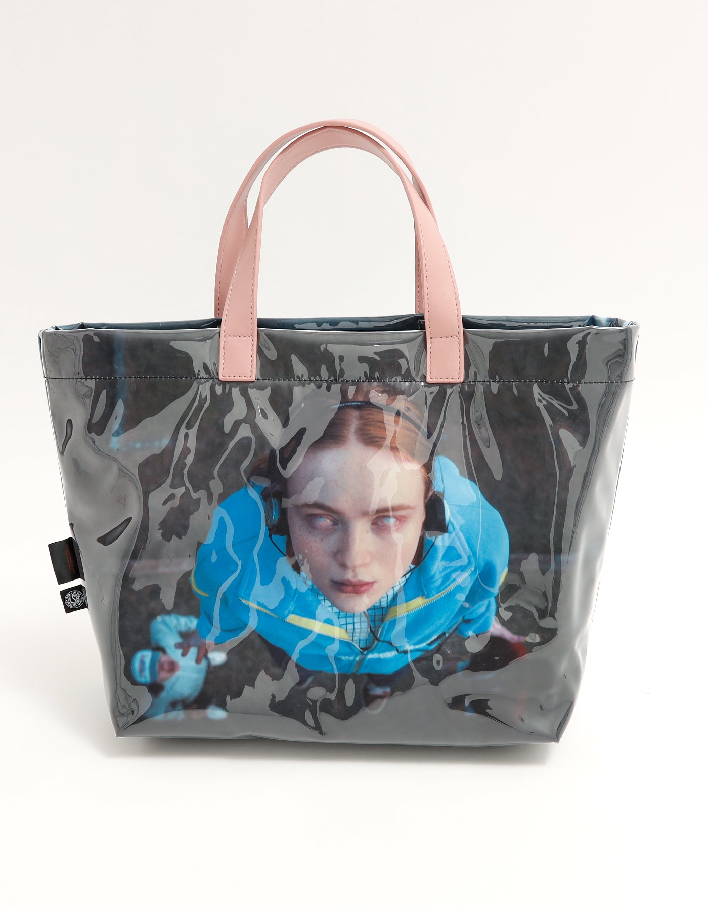 【PRE-ORDER】stranger things x little sunny bite photo tote bag / PINK