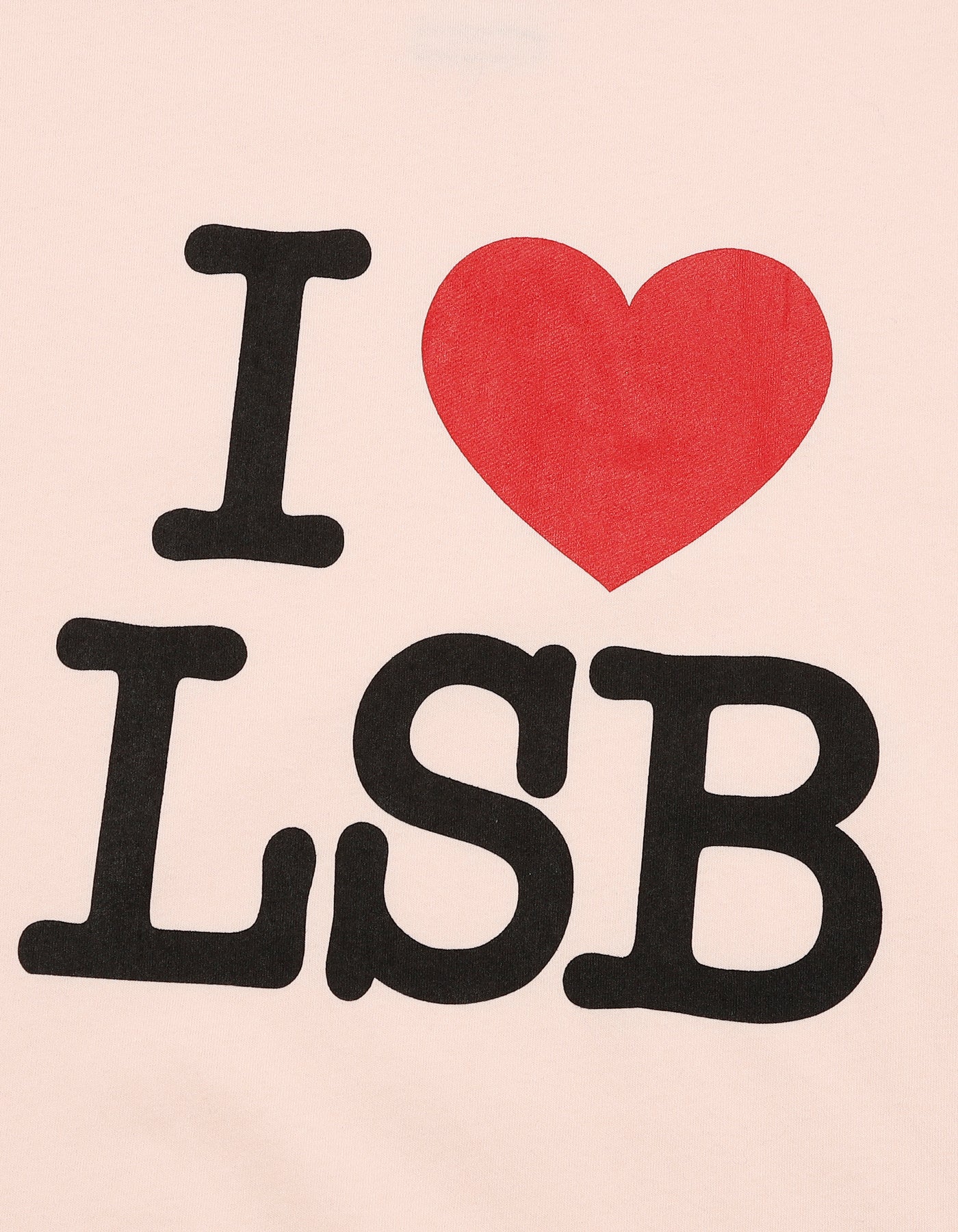 I love LSB big tee / PINK