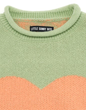 画像をギャラリービューアに読み込む, love knit top / GREEN