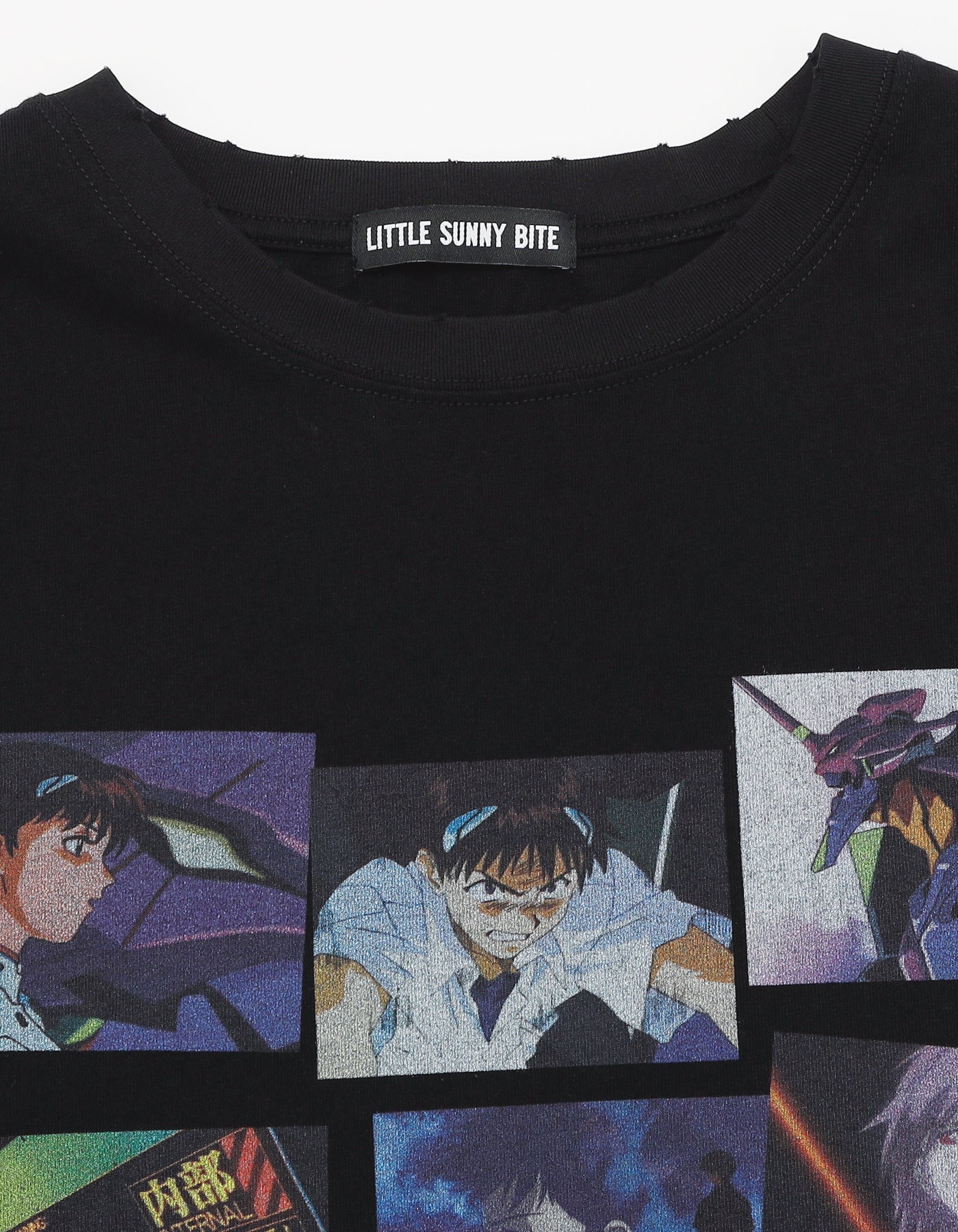 evangelion x little sunny bite long tee / BLACK