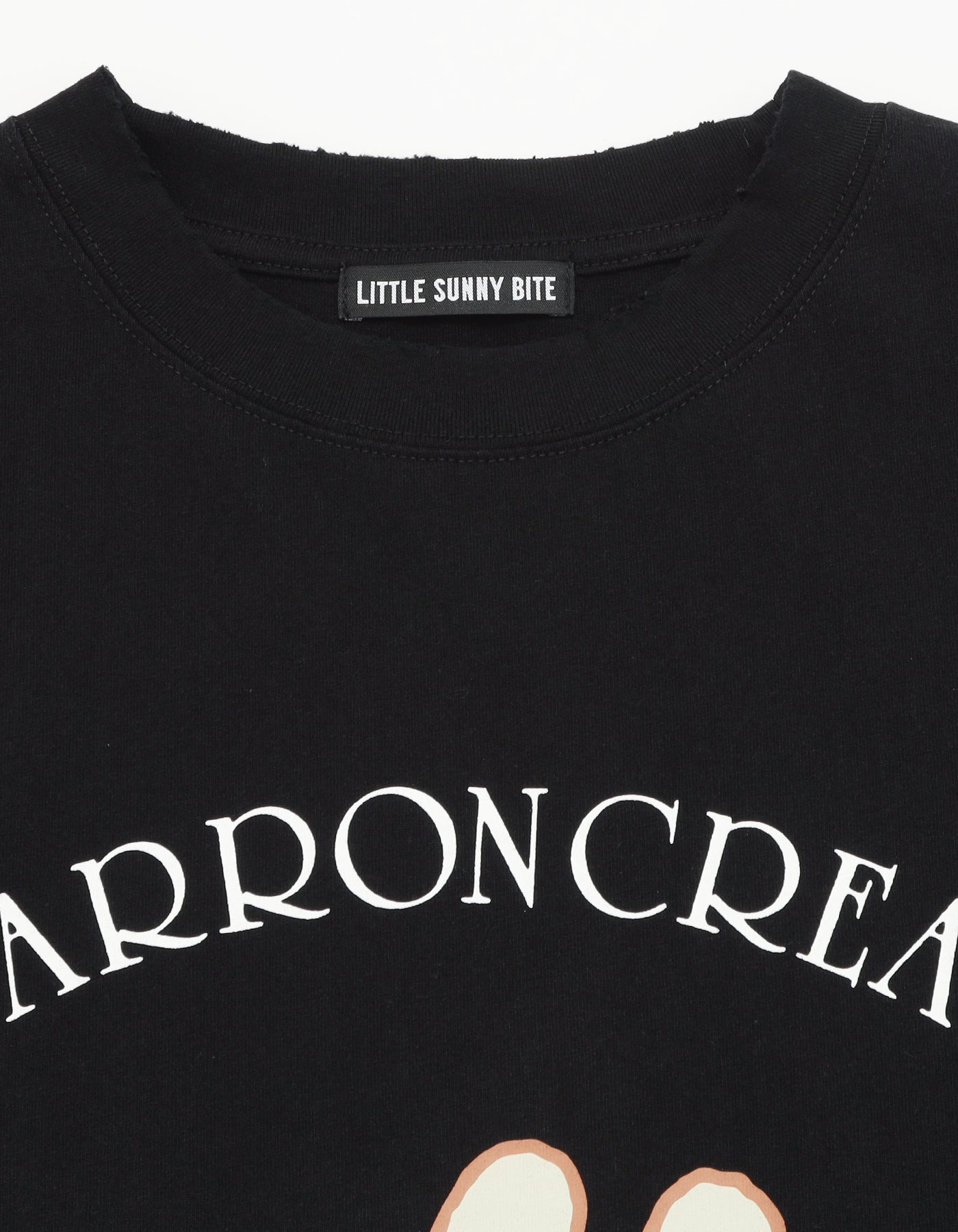 MARRONCREAM x little sunny bite long tee / BLACK