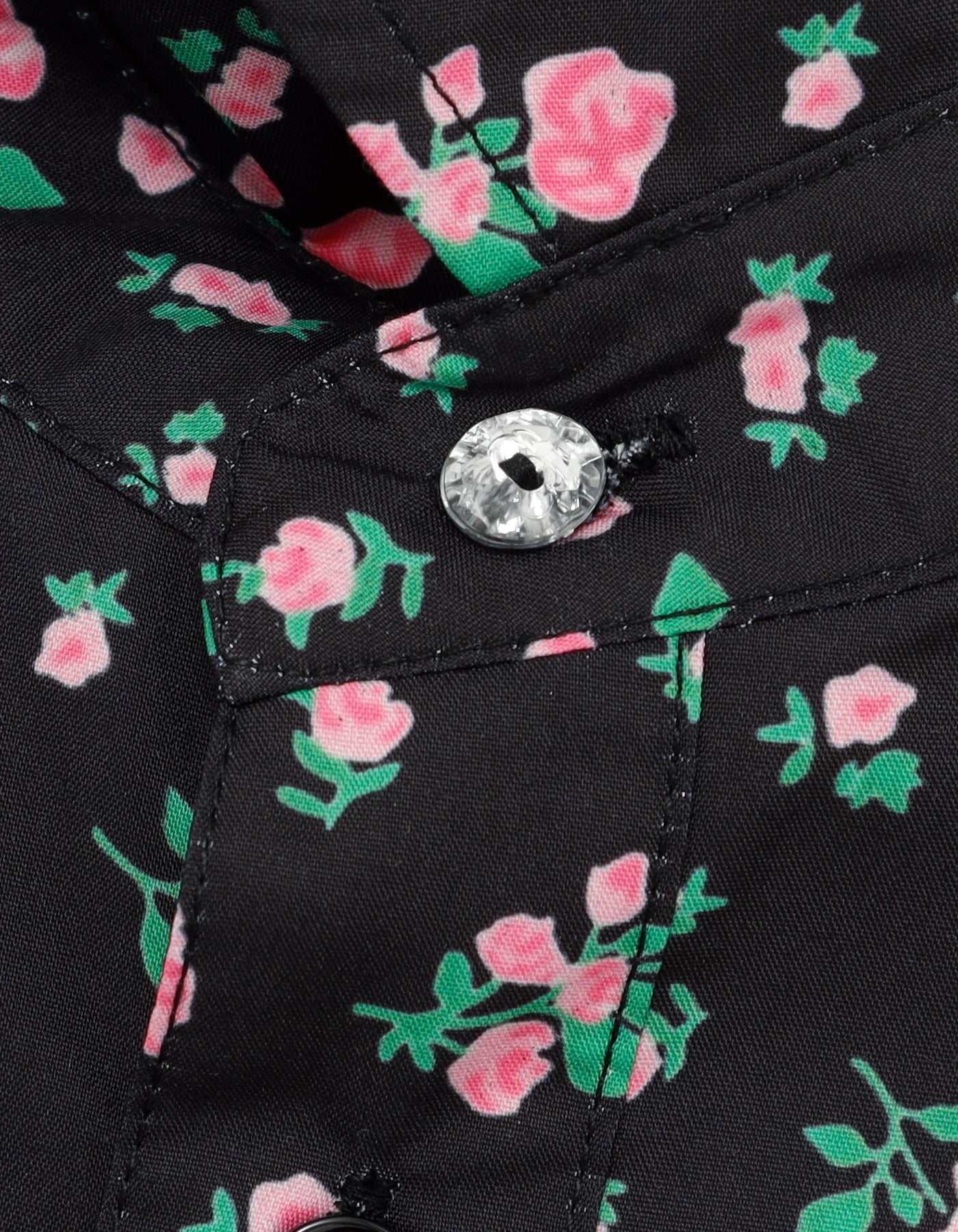 little sunny bite (リトルサニーバイト)floral shirts / BLACK