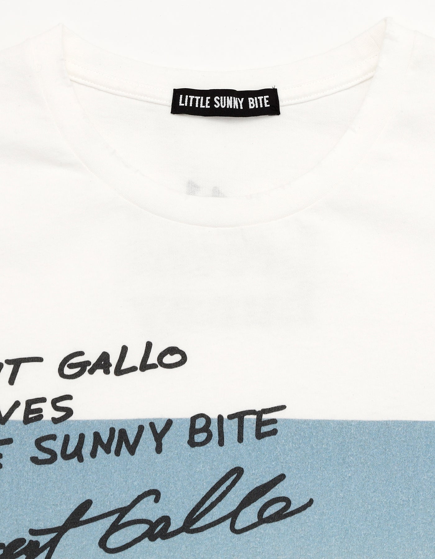 Vincent Gallo x little sunny bite photo tee / WHITE