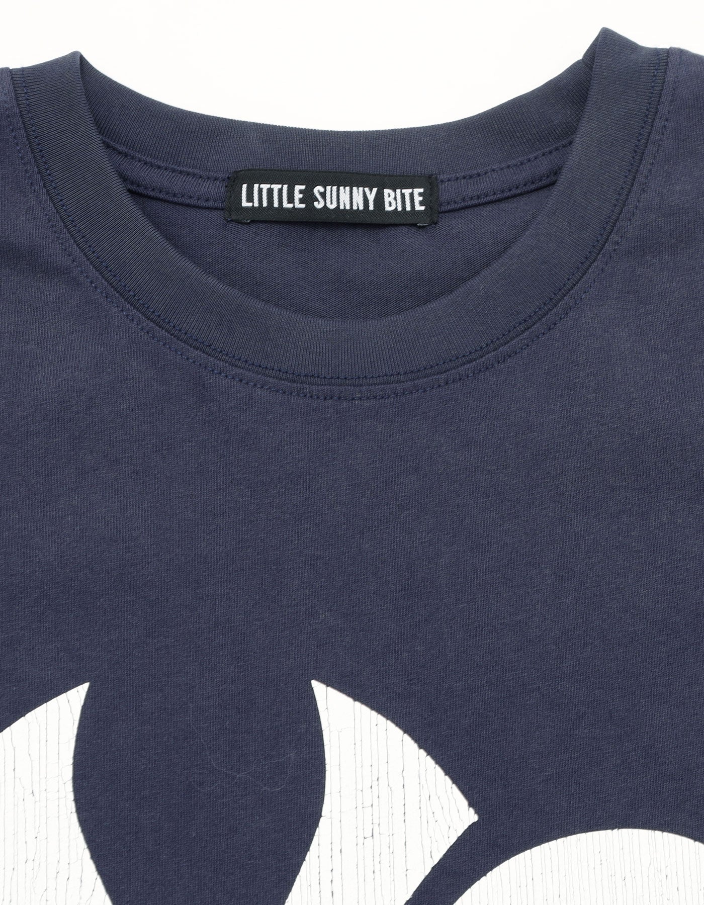 little sunny bite (リトルサニーバイト)NY ♡logo big tee / NAVY