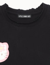 画像をギャラリービューアに読み込む, hello kitty x little sunny bite frill long tee / BLACK