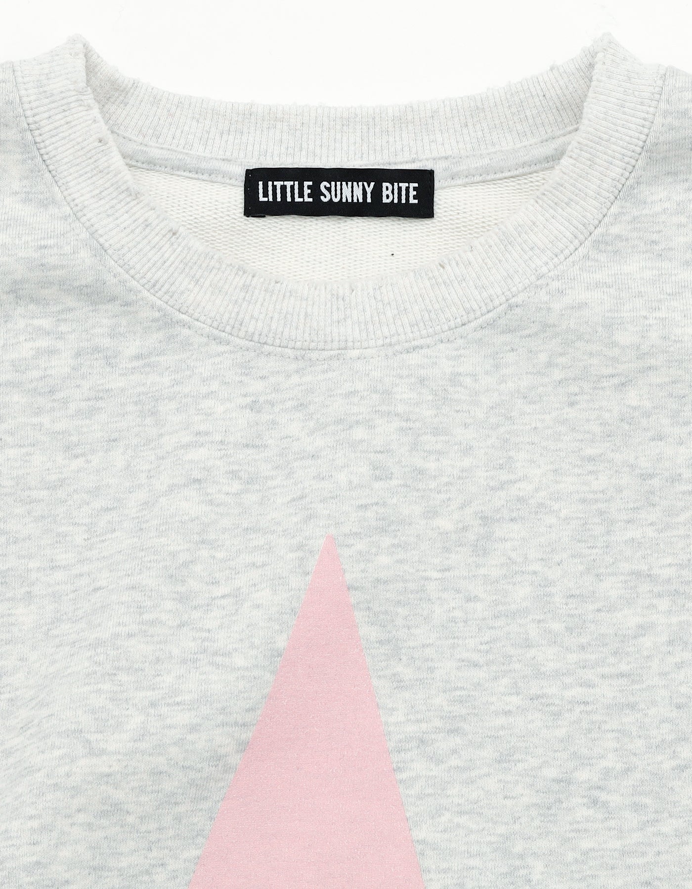 Valerie Phillips x little sunny bite photo sweat top / HEATHER GRAY