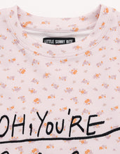 画像をギャラリービューアに読み込む, original flowerprint long tee / PINK