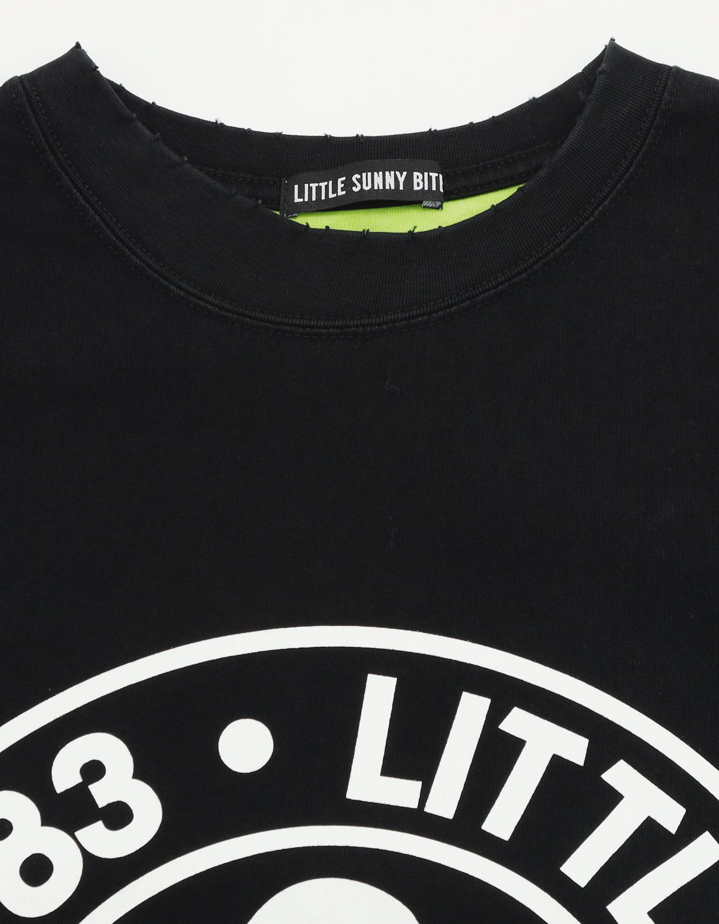 LSB logo long tee / BLACK