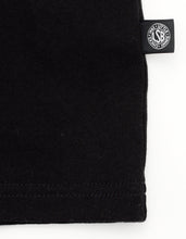 画像をギャラリービューアに読み込む, glitter print long tee / BLACK