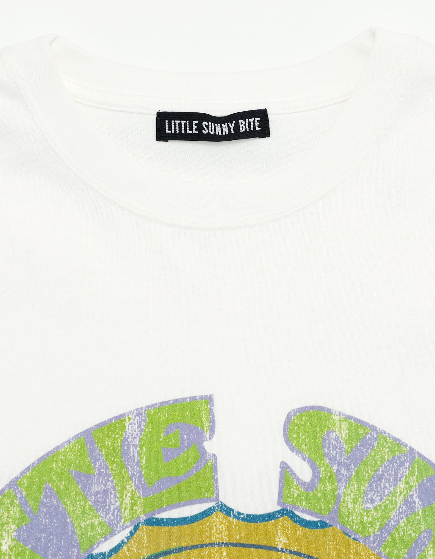 little sunny bite (リトルサニーバイト)logo big tee / WHITE