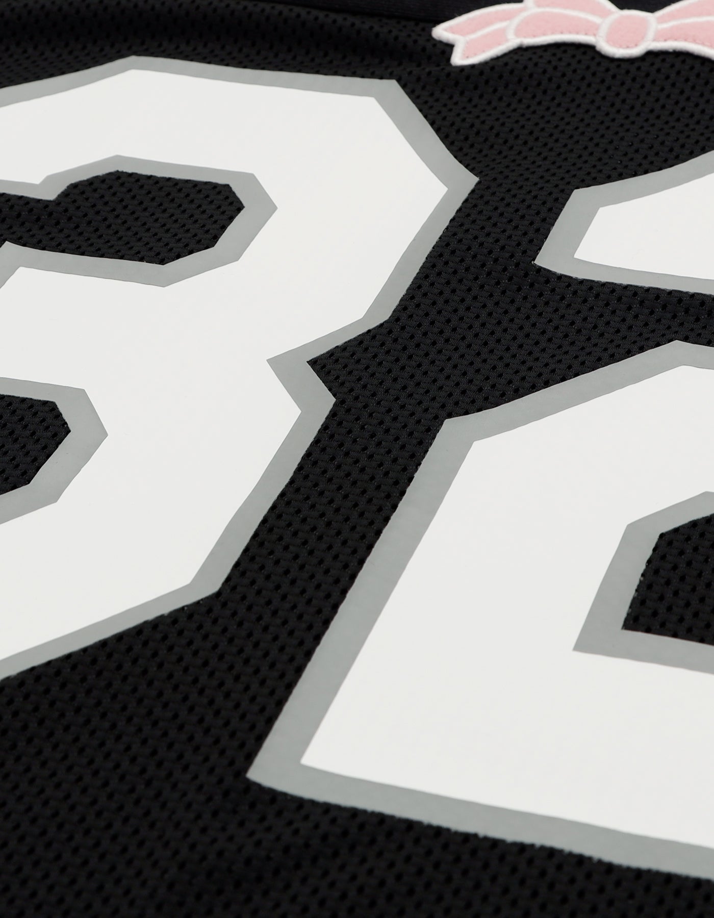 sporty mesh big tee / BLACK