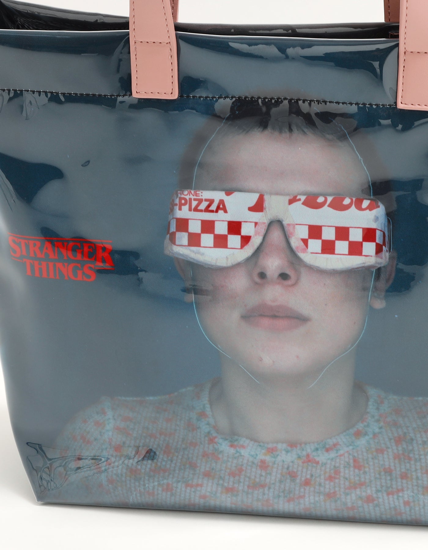 【PRE-ORDER】stranger things x little sunny bite photo tote bag / PINK