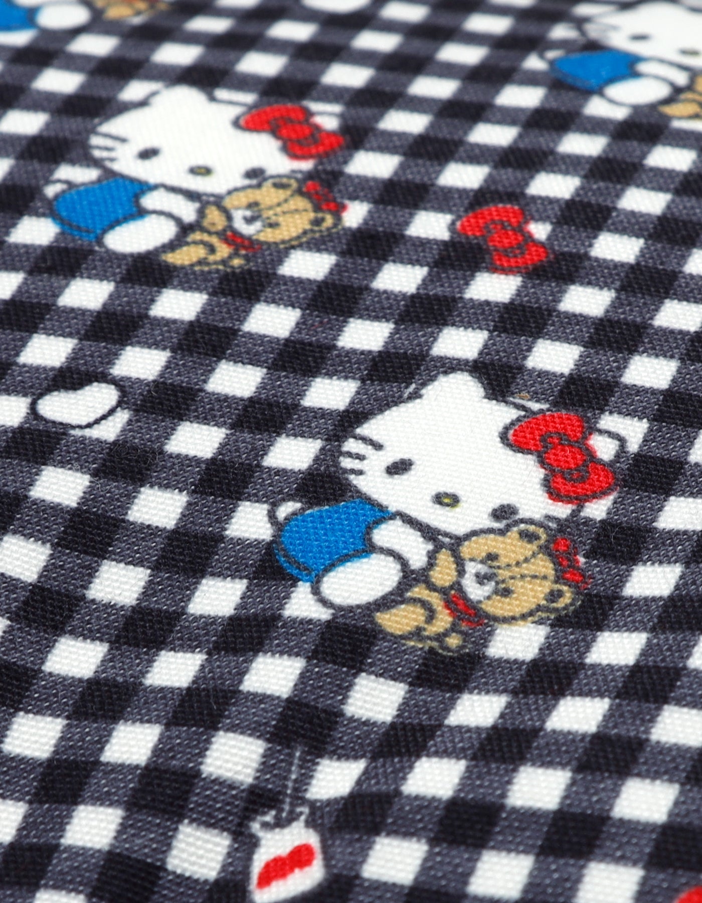 hello kitty x little sunny bite print bag / BLACK