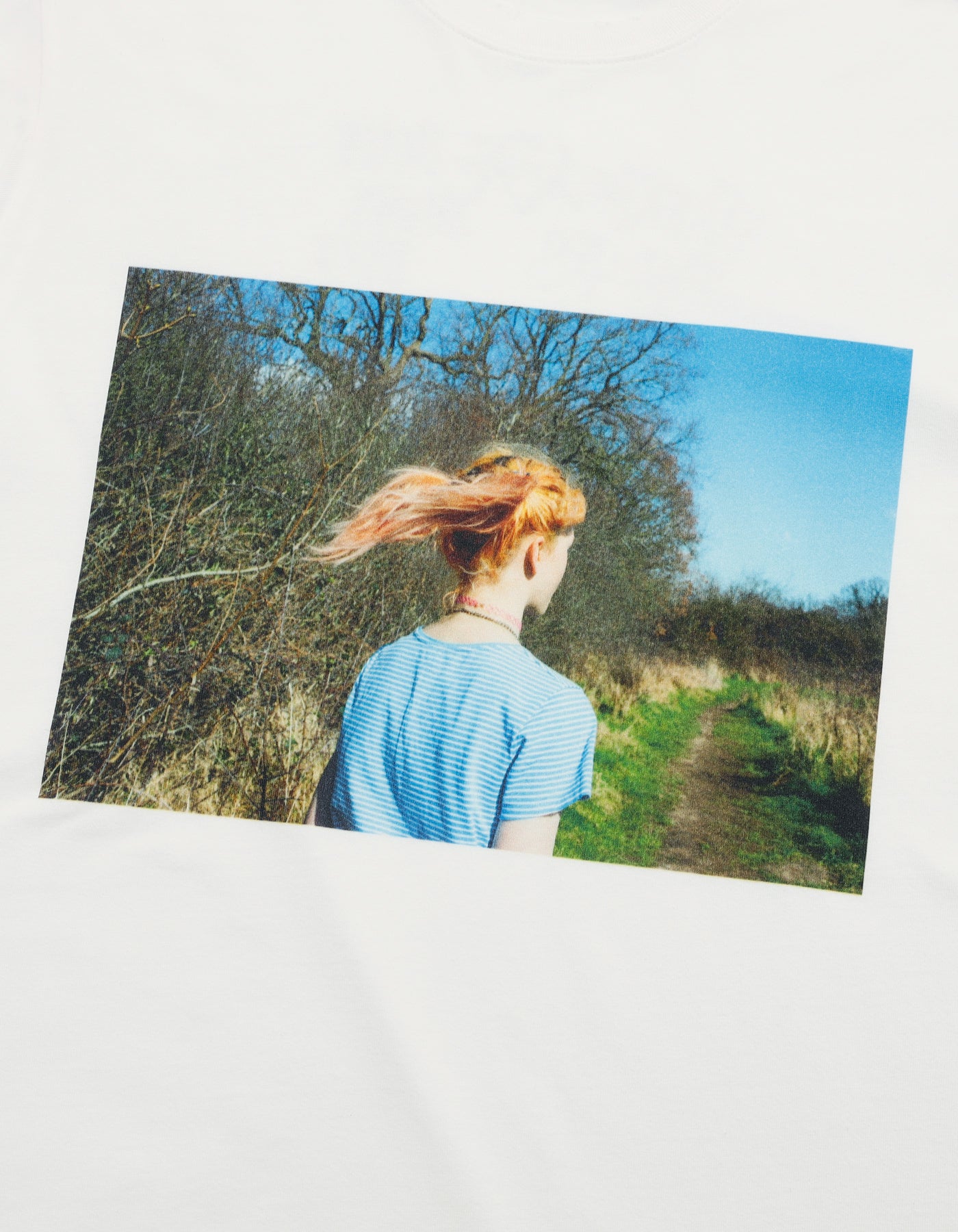 Valerie Phillips x little sunny bite photo long tee / WHITE