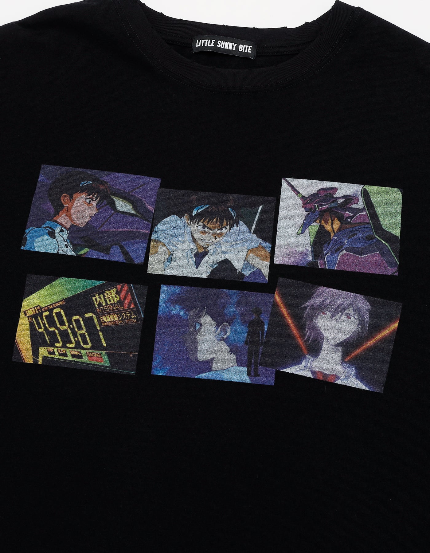 evangelion x little sunny bite long tee / BLACK