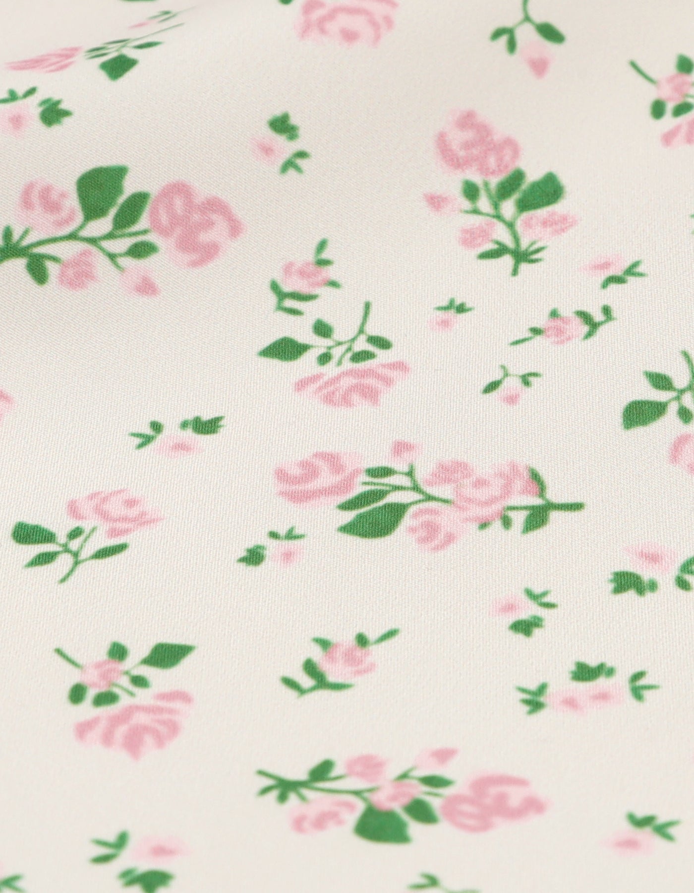 floral mini dress / WHITE