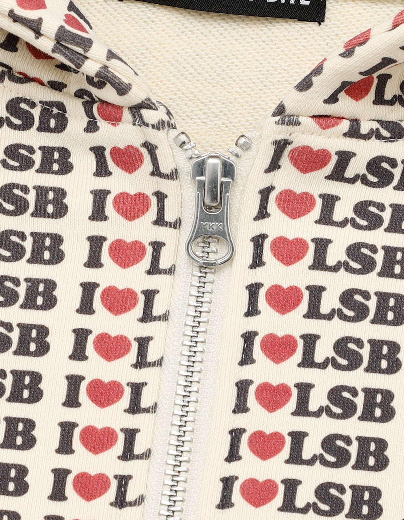 I love LSB hoodie / IVORY