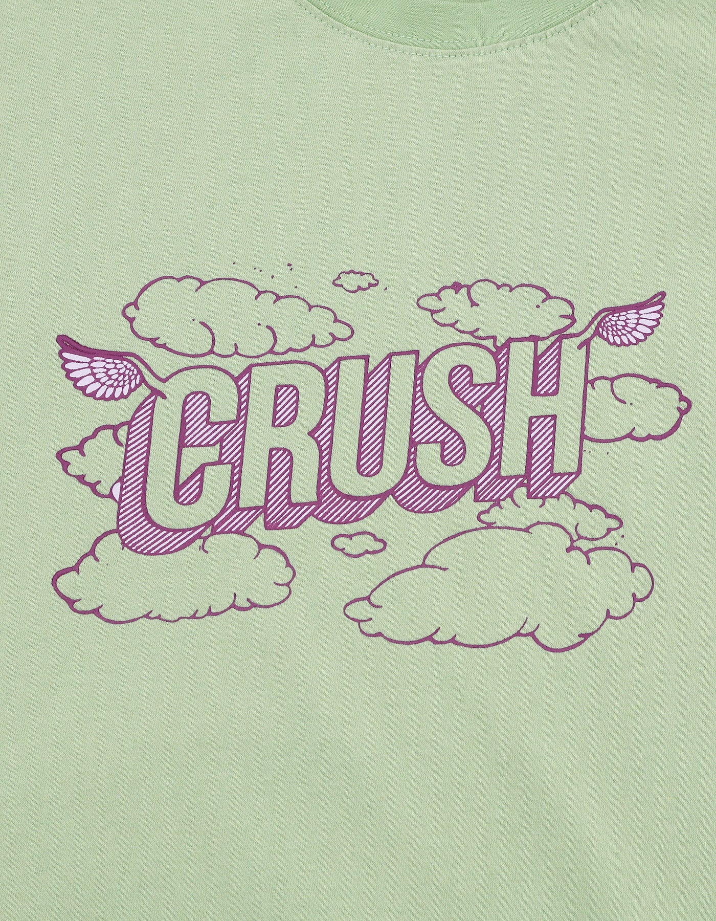 crush long tee / GREEN
