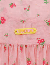画像をギャラリービューアに読み込む, original floral tulle dress / PINK