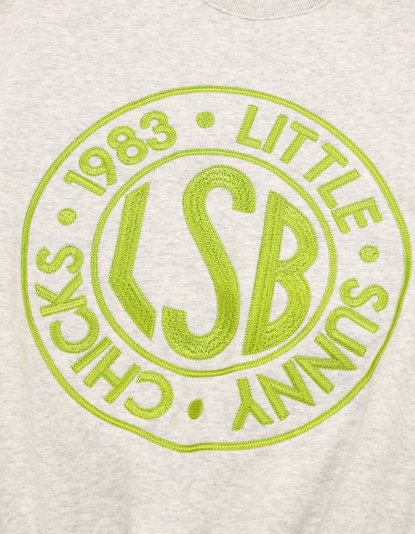 LSB logo sweat crew / HEATHER GRAY