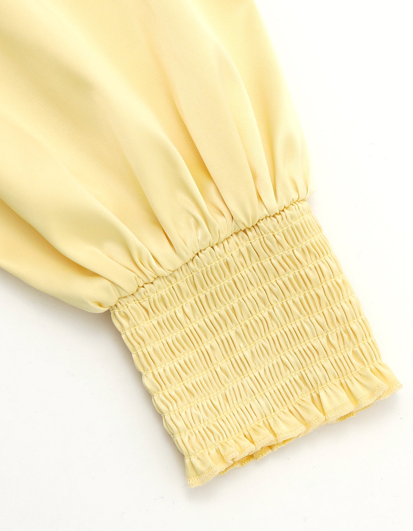 satin sailor dress / YELLOW