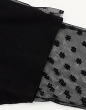 画像をギャラリービューアに読み込む, fake layered tulle long tee / BLACK