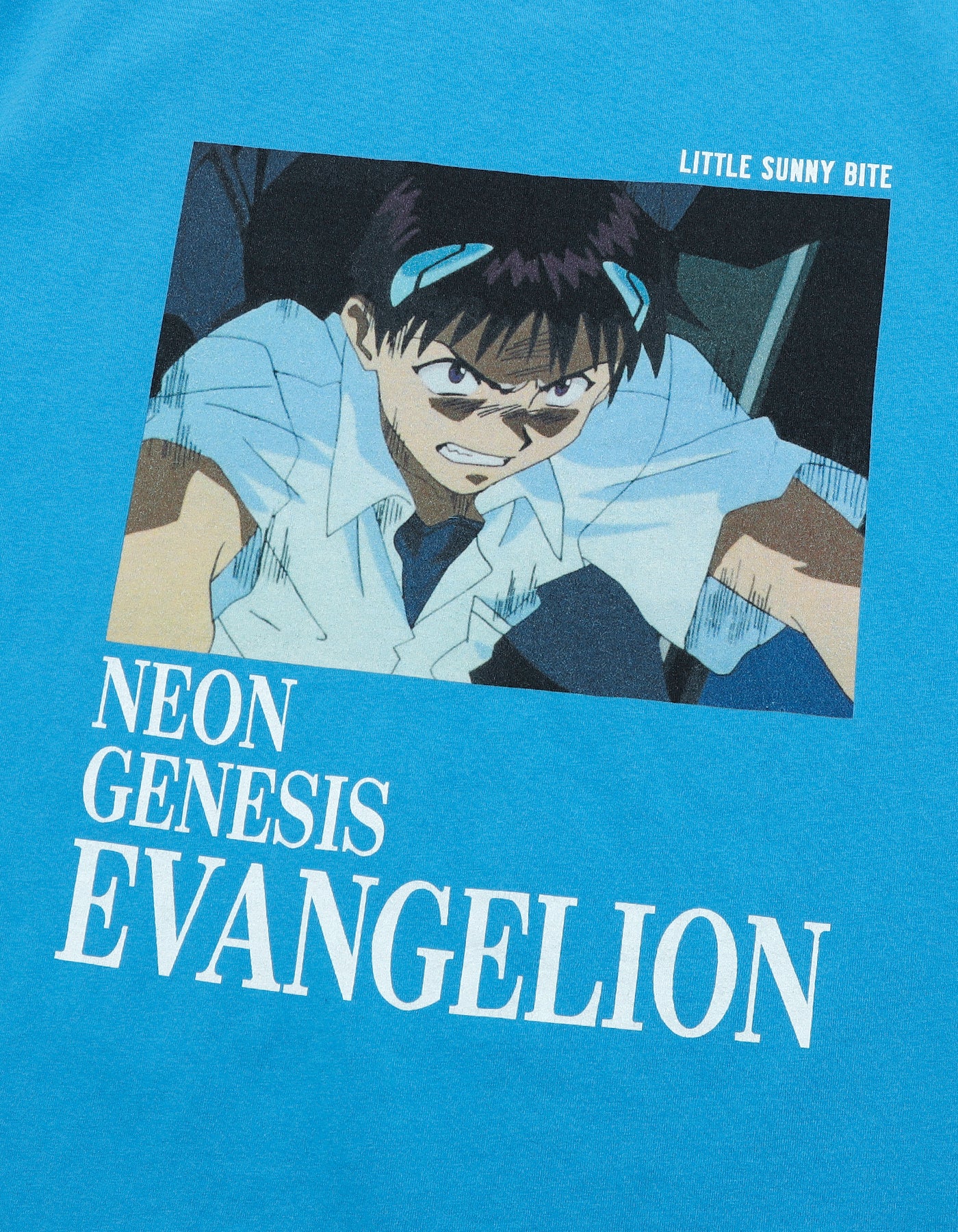 evangelion x little sunny bite big tee / BLUE