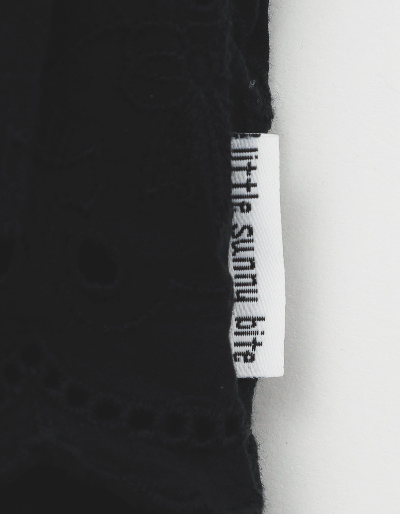 bear lace bag / BLACK